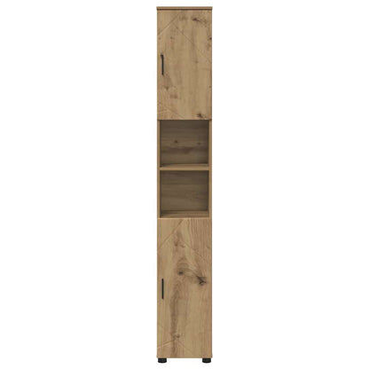 vidaXL Bathroom Cabinet with Storage Artisan Oak 30 x 35 x 192 cm