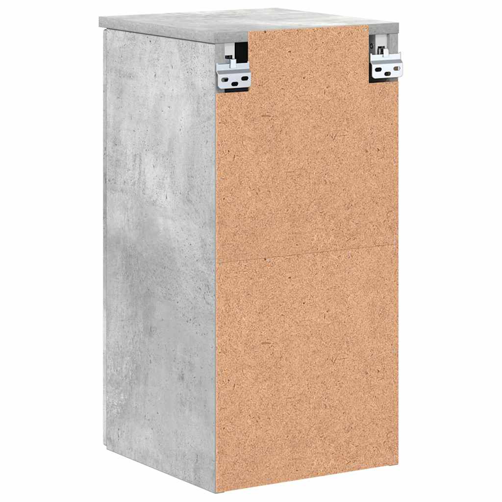 vidaXL Bathroom Cabinet Wall-mounted Concrete Grey 30 x 31.5 x 61 cm