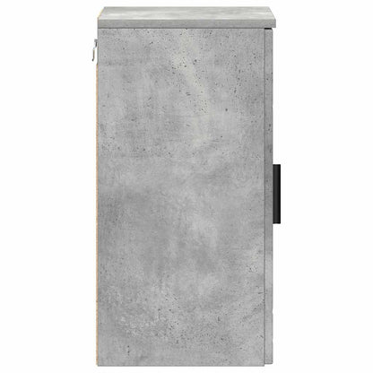 vidaXL Bathroom Cabinet Wall-mounted Concrete Grey 30 x 31.5 x 61 cm