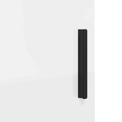 vidaXL Bathroom Cabinet with Door High Gloss White 30 x 31.5 x 61 cm