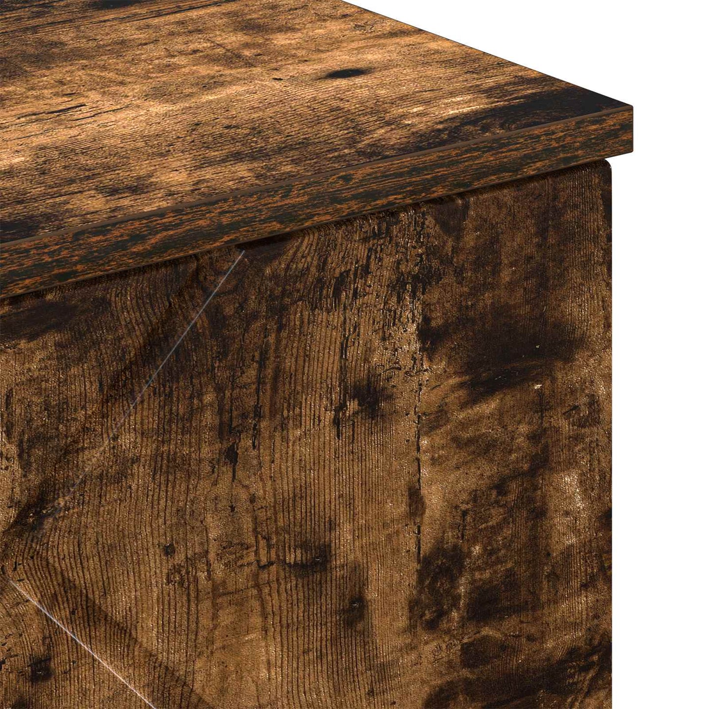 vidaXL Bathroom Cabinet Wall-mounted Smoked Oak 30 x 31.5 x 61 cm