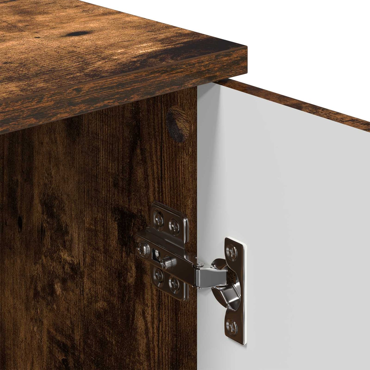 vidaXL Bathroom Cabinet Smoked Oak 30 x 31.5 x 61 cm