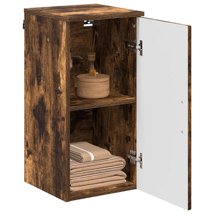 vidaXL Bathroom Cabinet Smoked Oak 30 x 31.5 x 61 cm