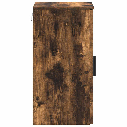 vidaXL Bathroom Cabinet Smoked Oak 30 x 31.5 x 61 cm
