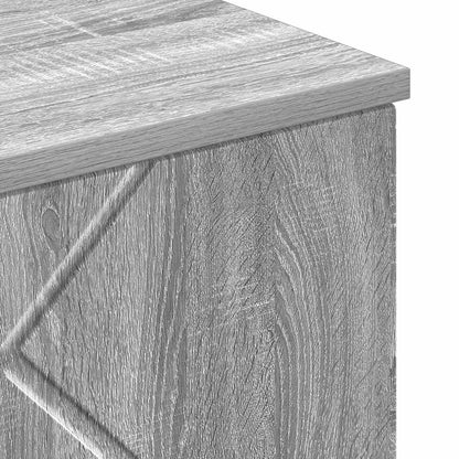 vidaXL Bathroom Cabinet Wall-mounted Grey Sonoma 30 x 31.5 x 61 cm