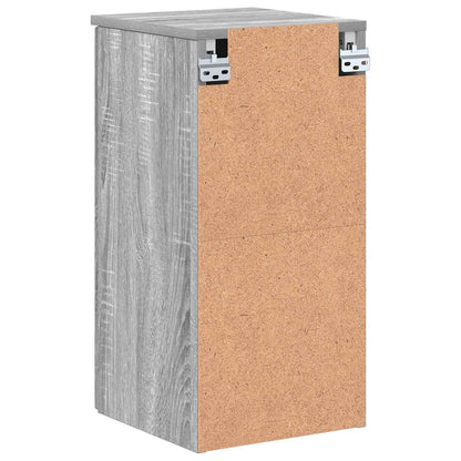 vidaXL Bathroom Cabinet Wall-mounted Grey Sonoma 30 x 31.5 x 61 cm