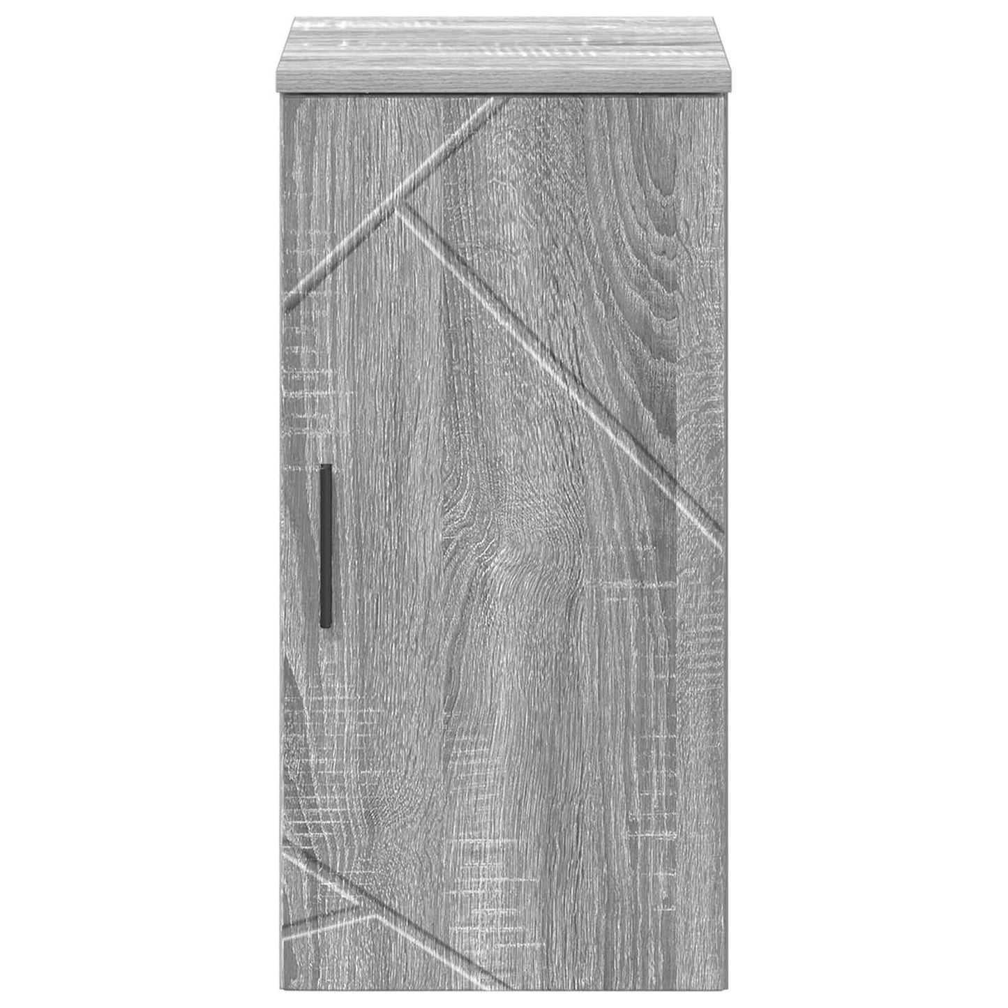 vidaXL Bathroom Cabinet Grey Sonoma 30 x 31.5 x 61 cm