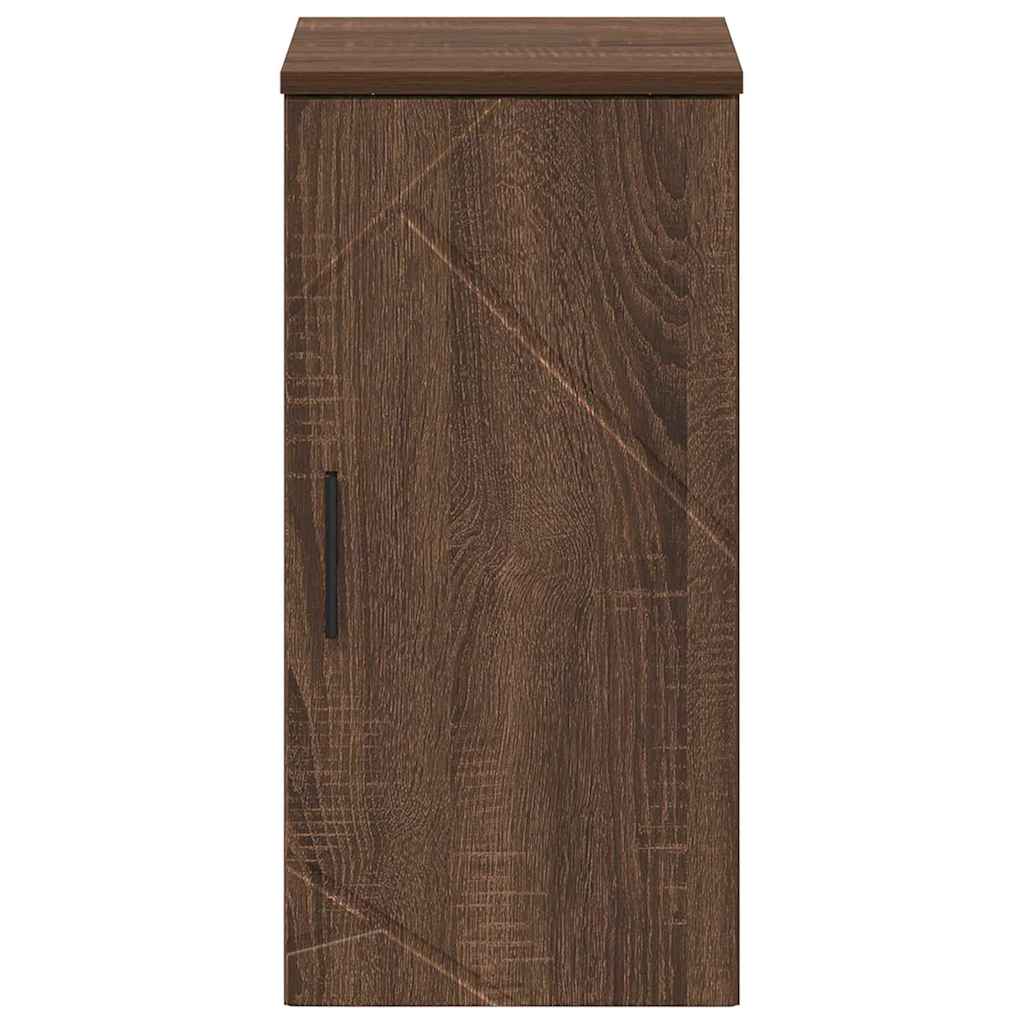 vidaXL Bathroom Cabinet Wall-mounted Brown Oak 30 x 31.5 x 61 cm
