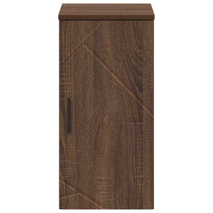 vidaXL Bathroom Cabinet Wall-mounted Brown Oak 30 x 31.5 x 61 cm