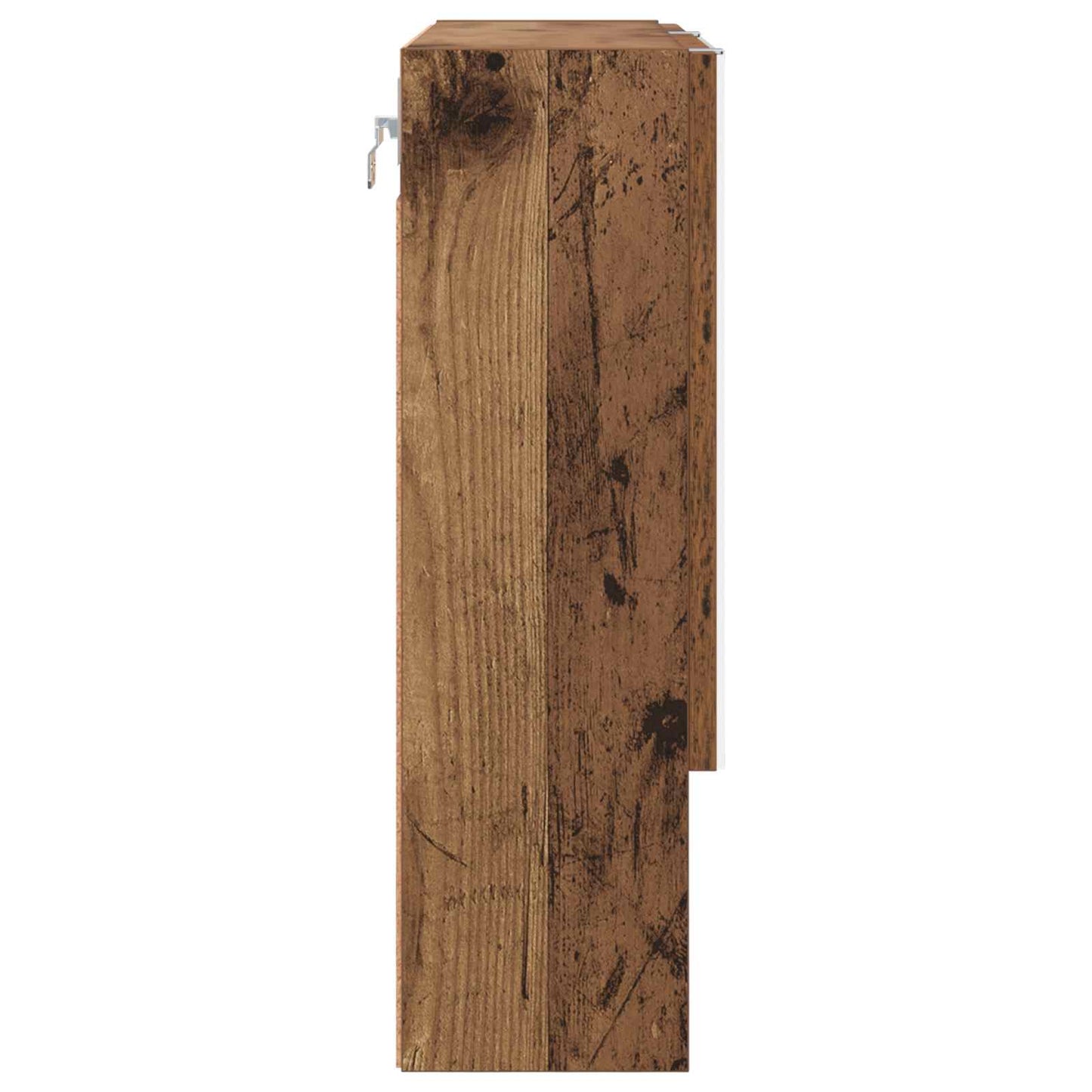 vidaXL Mirror Cabinet Old Wood 59 x 17 x 55 cm Engineered Wood