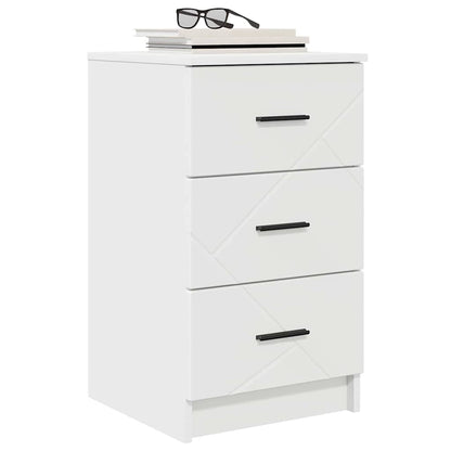 vidaXL Bedside Cabinet White 38 x 38 x 66 cm Engineered wood