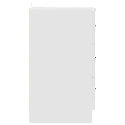 vidaXL Bedside Cabinet White 38 x 38 x 66 cm Engineered wood