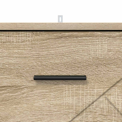 vidaXL Bedside Cabinet Sonoma oak 38 x 38 x 66 cm Engineered wood