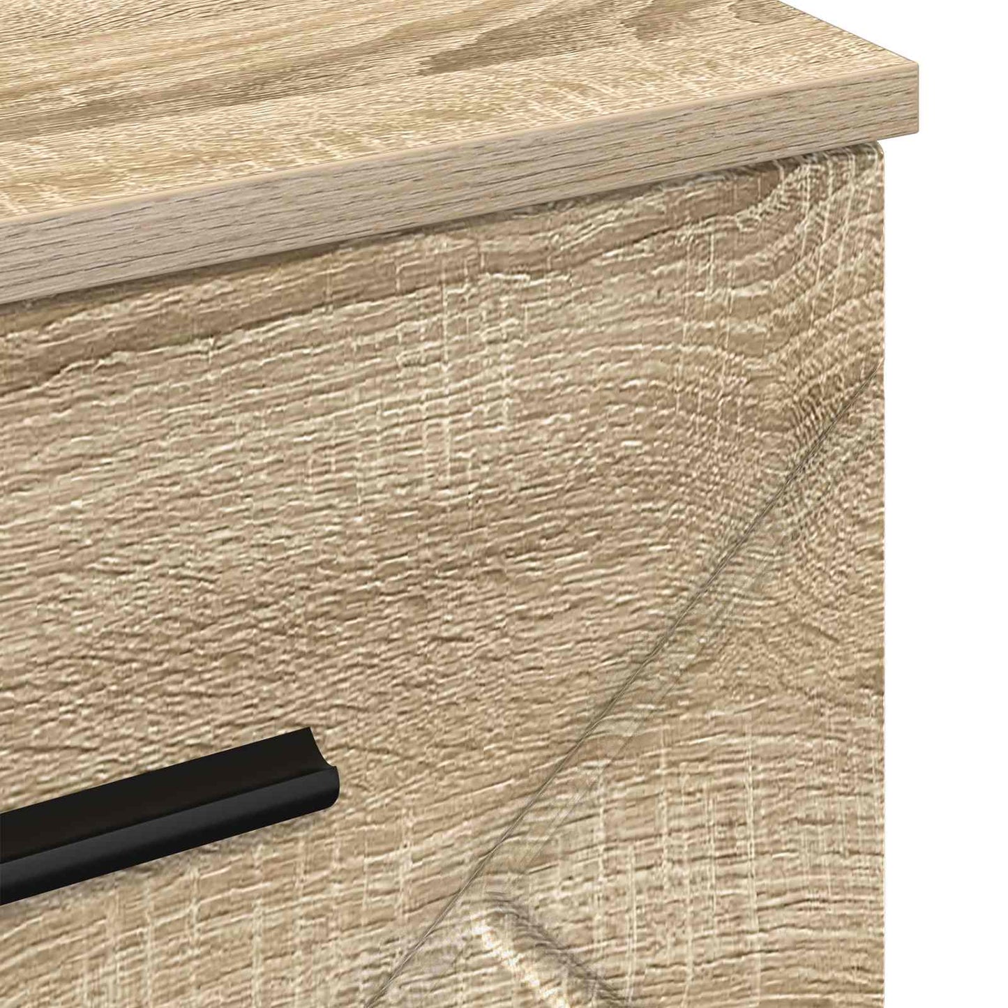 vidaXL Bedside Cabinet Sonoma oak 38 x 38 x 66 cm Engineered wood
