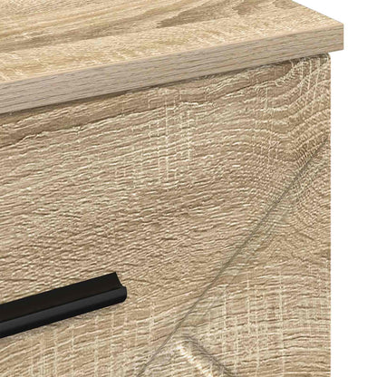vidaXL Bedside Cabinet Sonoma oak 38 x 38 x 66 cm Engineered wood