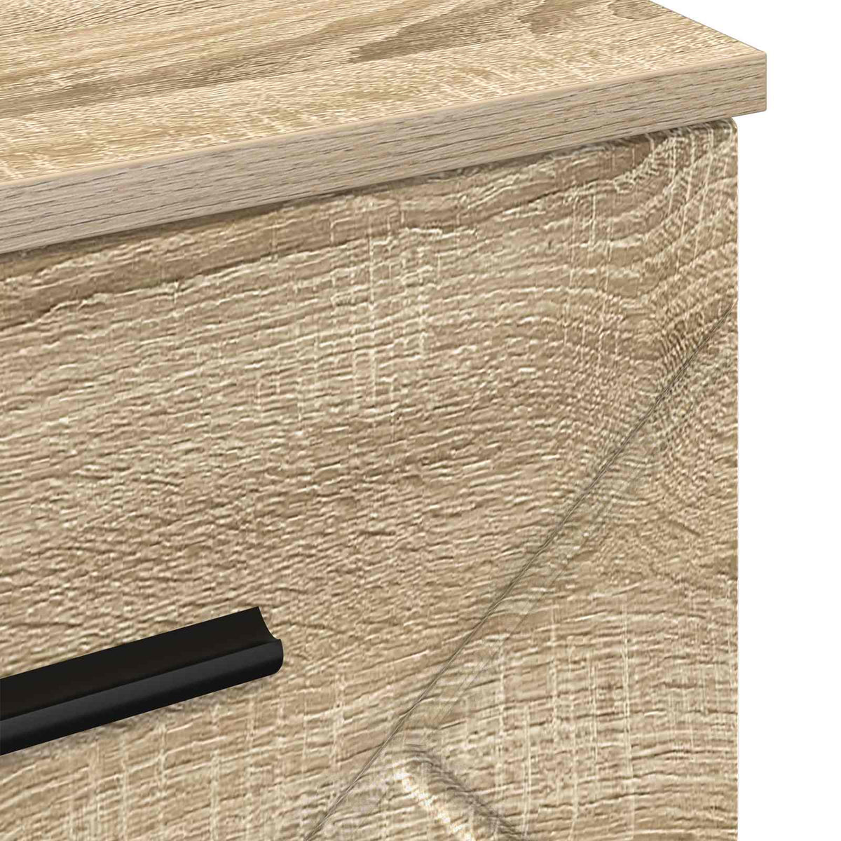 vidaXL Bedside Cabinet Sonoma oak 38 x 38 x 66 cm Engineered wood