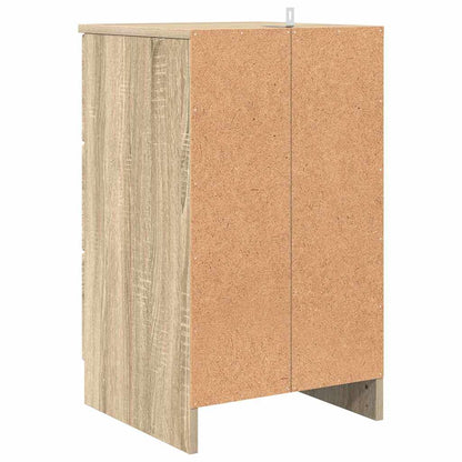 vidaXL Bedside Cabinet Sonoma oak 38 x 38 x 66 cm Engineered wood