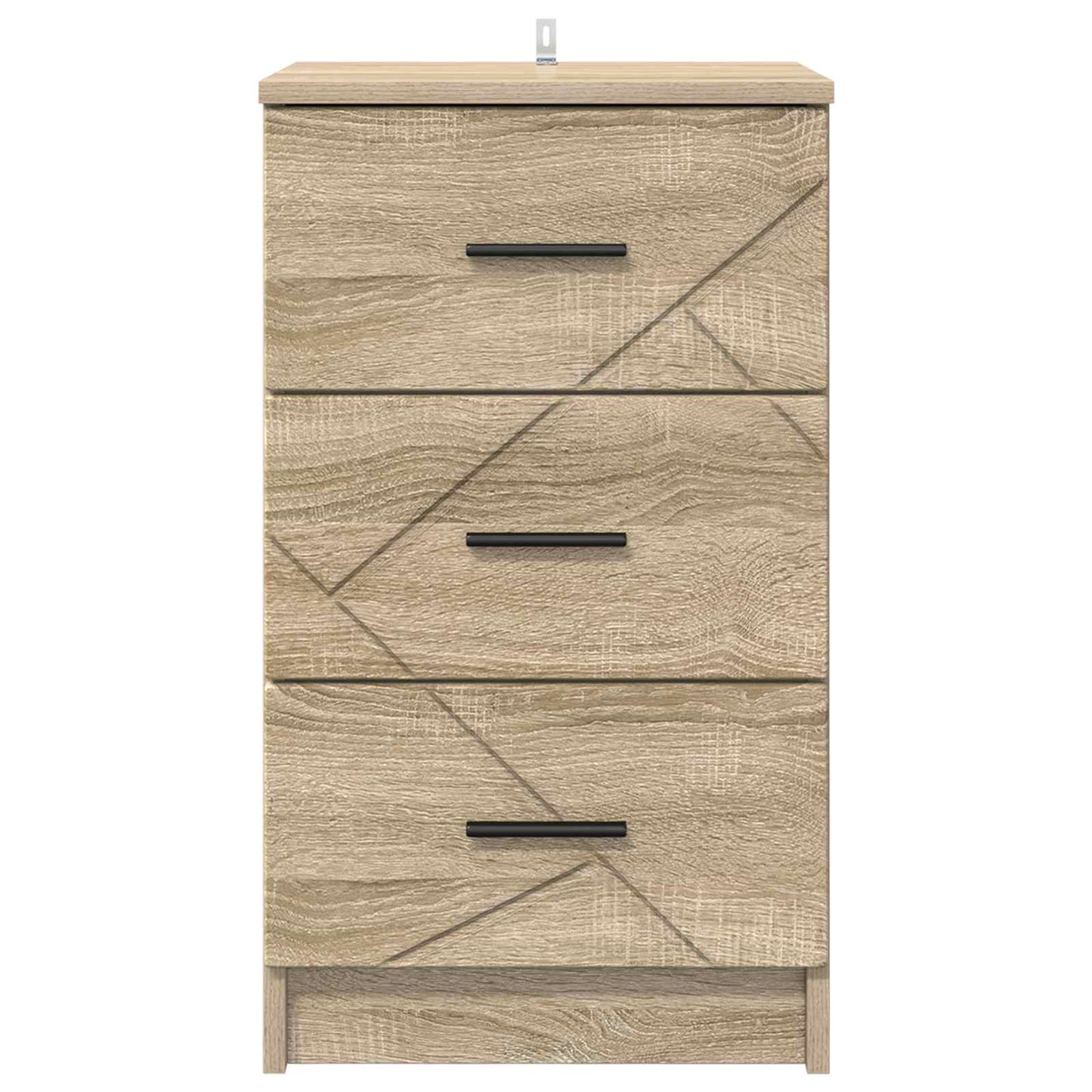 vidaXL Bedside Cabinet Sonoma oak 38 x 38 x 66 cm Engineered wood