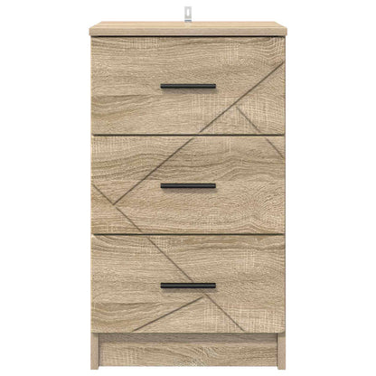 vidaXL Bedside Cabinet Sonoma oak 38 x 38 x 66 cm Engineered wood
