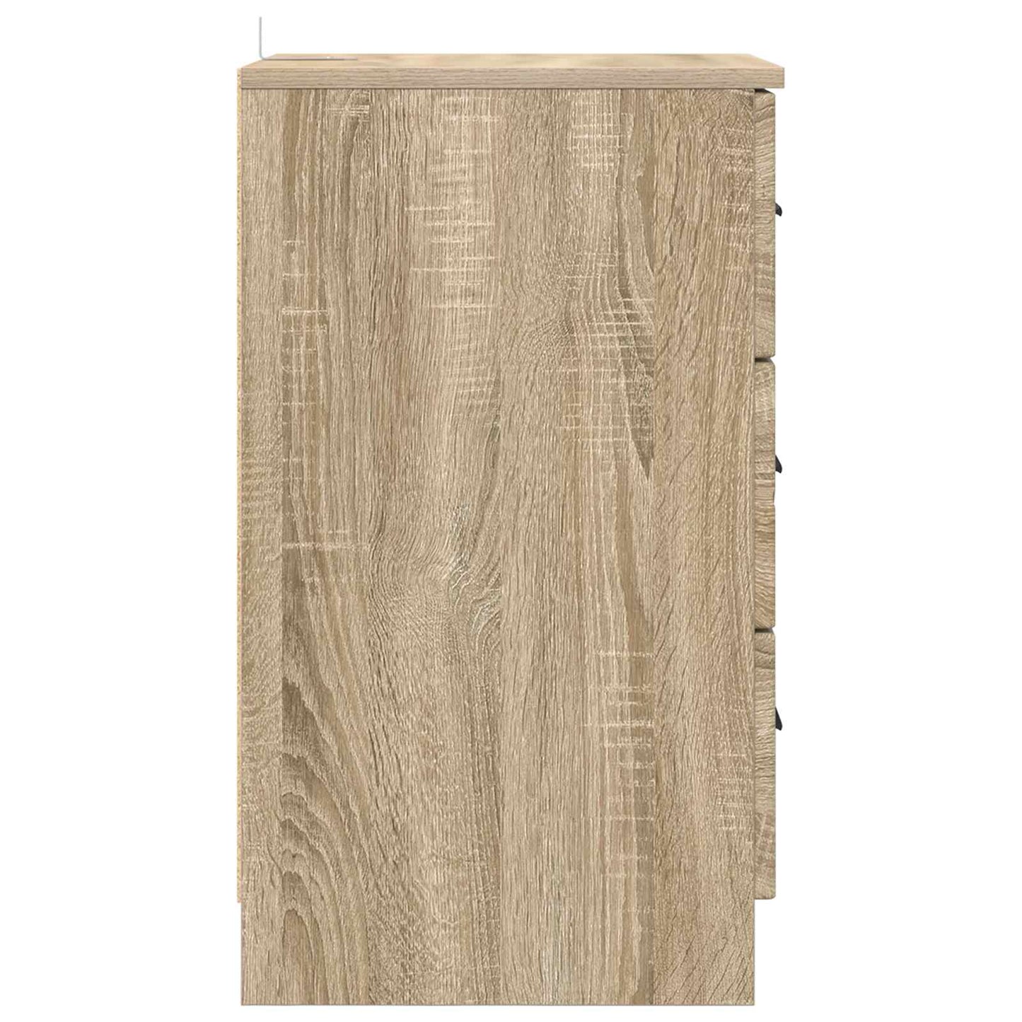 vidaXL Bedside Cabinet Sonoma oak 38 x 38 x 66 cm Engineered wood