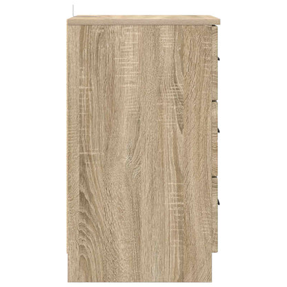 vidaXL Bedside Cabinet Sonoma oak 38 x 38 x 66 cm Engineered wood