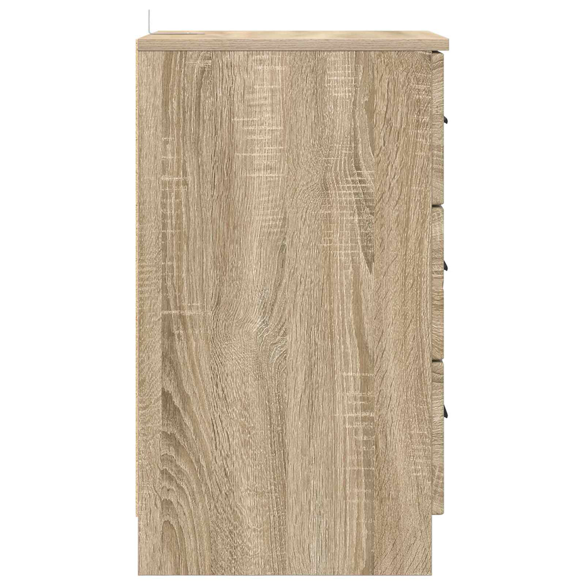 vidaXL Bedside Cabinet Sonoma oak 38 x 38 x 66 cm Engineered wood