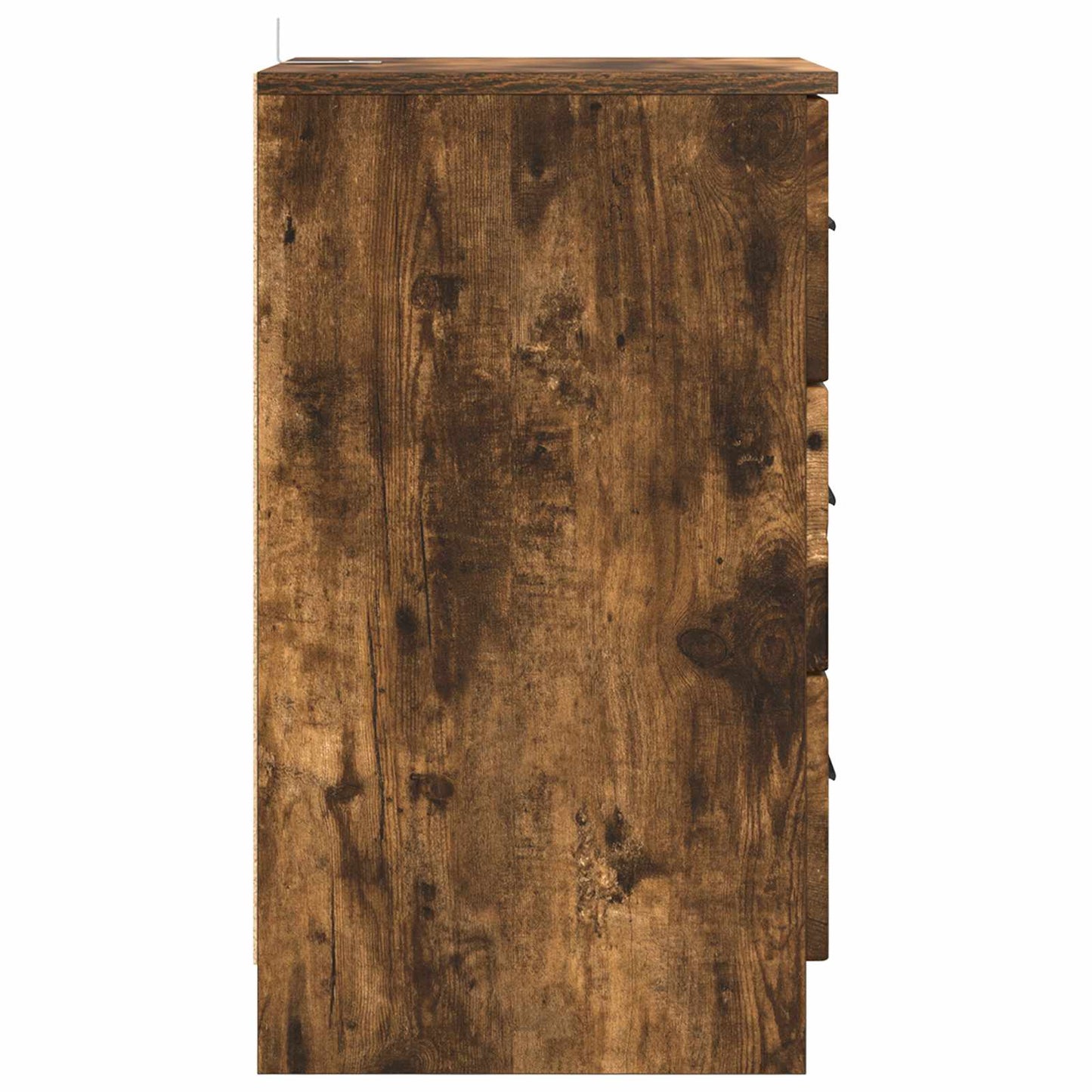 vidaXL Bedside Cabinet Smoked oak 38 x 38 x 66 cm Engineered wood