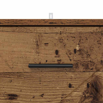 vidaXL Bedside Cabinet Old wood 38 x 38 x 66 cm Engineered wood