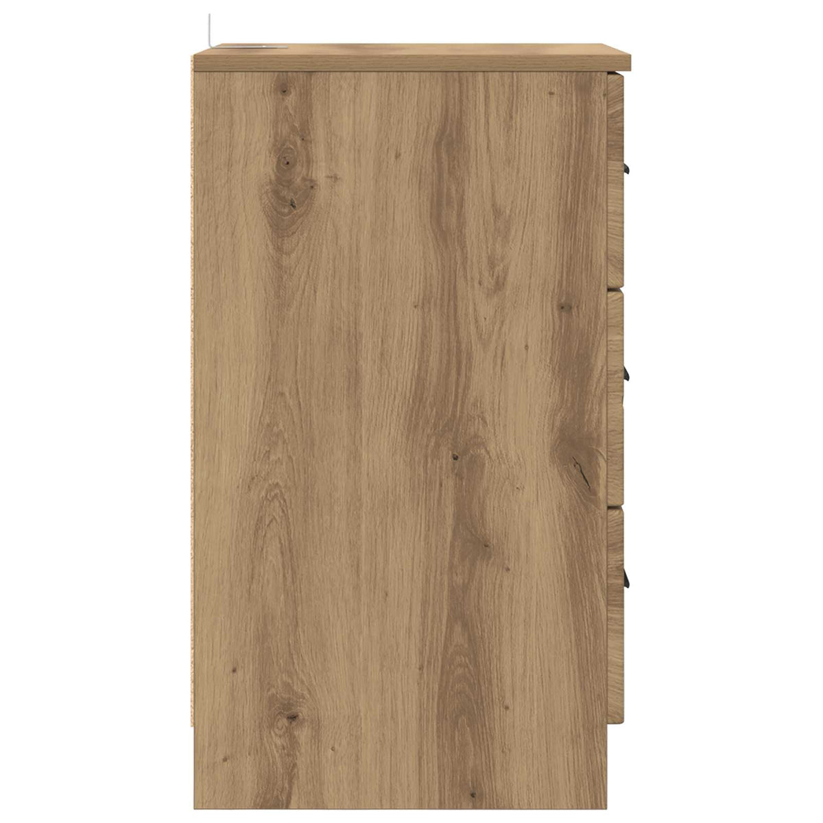 vidaXL Bedside Cabinet Artisan oak 38 x 38 x 66 cm Engineered wood