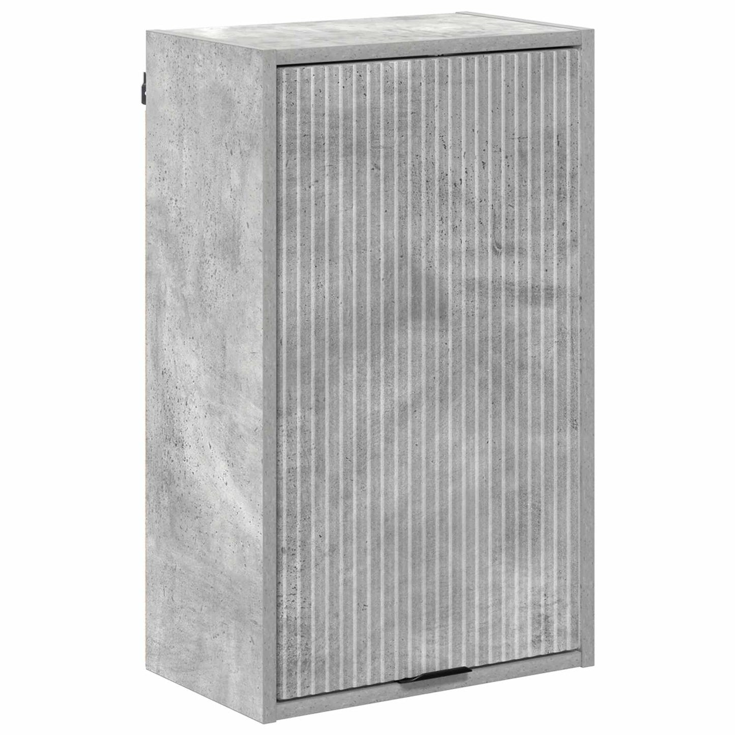 vidaXL Bathroom Cabinet Wall-mounted Concrete Grey 39 x 23.5 x 65 cm