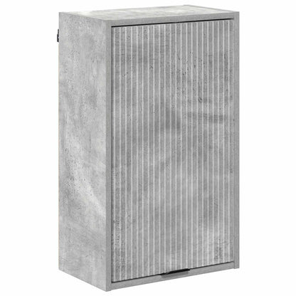 vidaXL Bathroom Cabinet Concrete Grey 39 x 23.5 x 65 cm