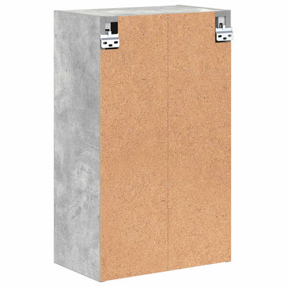 vidaXL Bathroom Cabinet Wall-mounted Concrete Grey 39 x 23.5 x 65 cm
