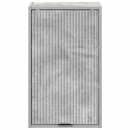 vidaXL Bathroom Cabinet Wall-mounted Concrete Grey 39 x 23.5 x 65 cm