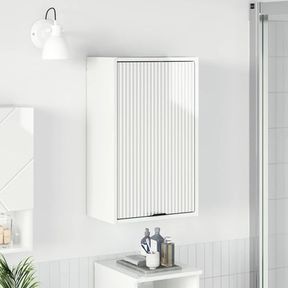 vidaXL Bathroom Cabinet High Gloss White 39 x 23.5 x 65 cm