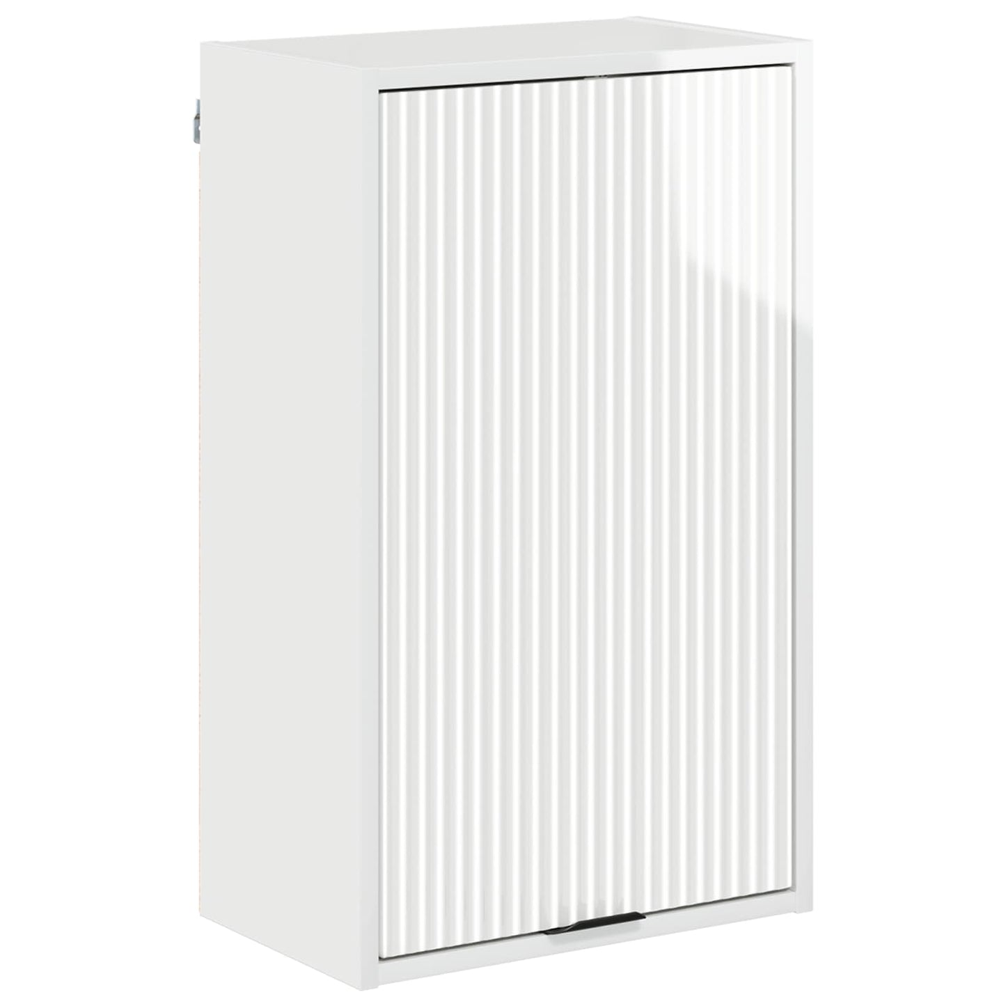 vidaXL Bathroom Cabinet High Gloss White 39 x 23.5 x 65 cm