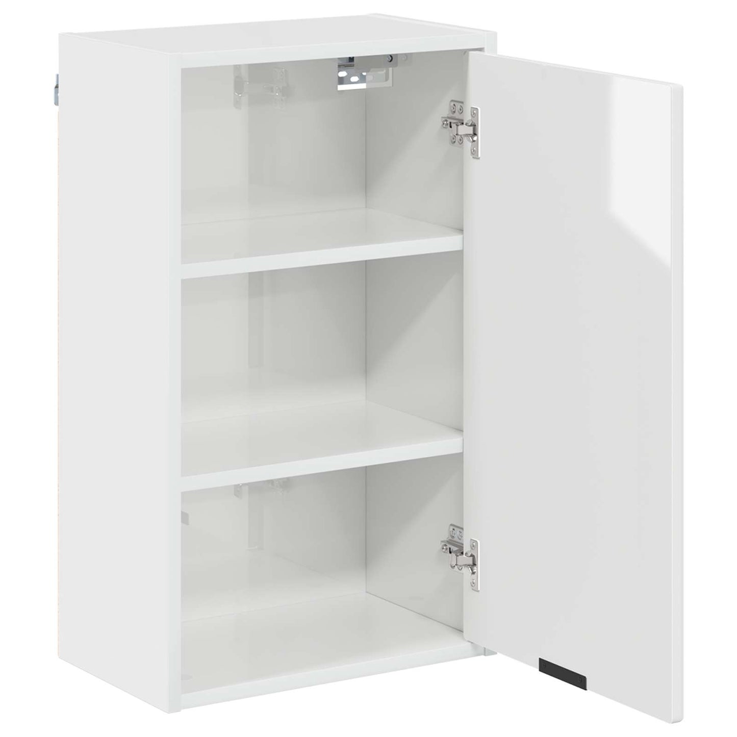 vidaXL Bathroom Cabinet High Gloss White 39 x 23.5 x 65 cm