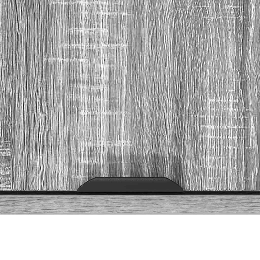 vidaXL Bathroom Cabinet Wall-mounted Grey Sonoma 39 x 23.5 x 65 cm