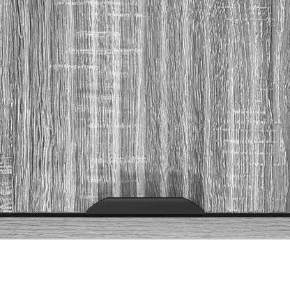 vidaXL Bathroom Cabinet Wall-mounted Grey Sonoma 39 x 23.5 x 65 cm