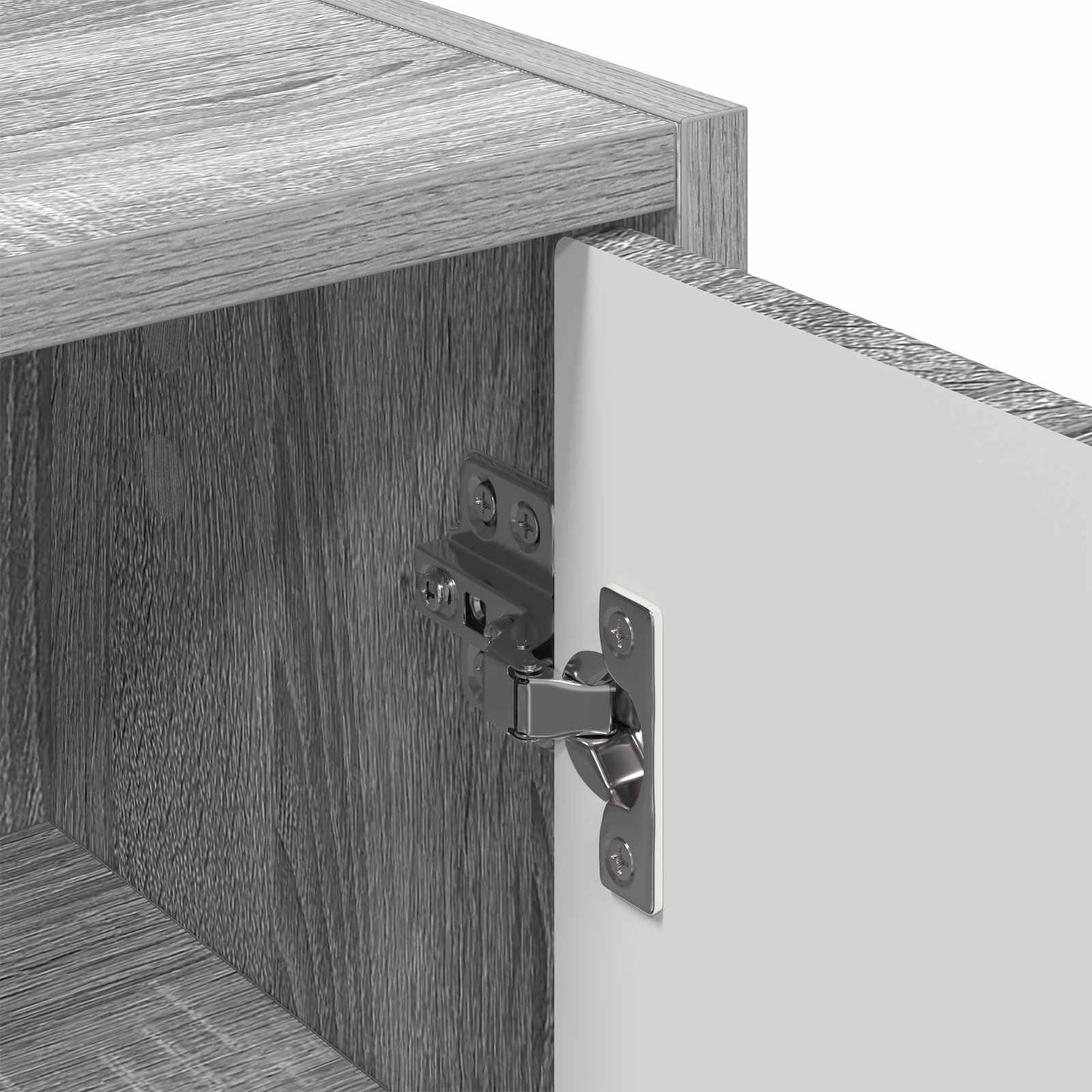 vidaXL Bathroom Cabinet Grey Sonoma 39 x 23.5 x 65 cm