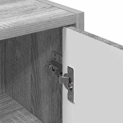 vidaXL Bathroom Cabinet Grey Sonoma 39 x 23.5 x 65 cm