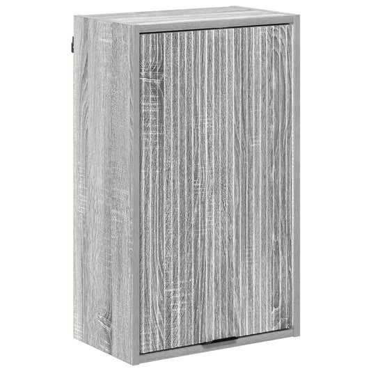 vidaXL Bathroom Cabinet Grey Sonoma 39 x 23.5 x 65 cm