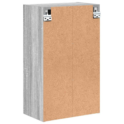 vidaXL Bathroom Cabinet Wall-mounted Grey Sonoma 39 x 23.5 x 65 cm