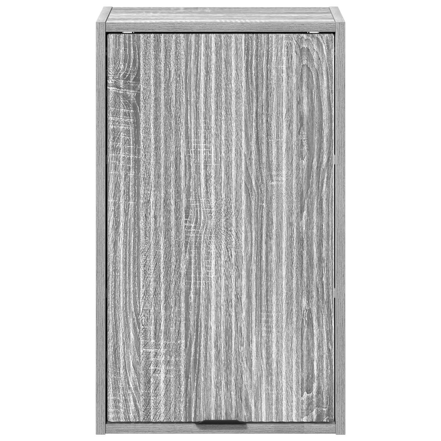 vidaXL Bathroom Cabinet Wall-mounted Grey Sonoma 39 x 23.5 x 65 cm