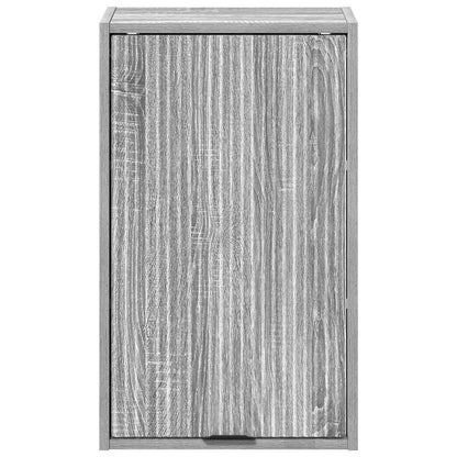 vidaXL Bathroom Cabinet Wall-mounted Grey Sonoma 39 x 23.5 x 65 cm