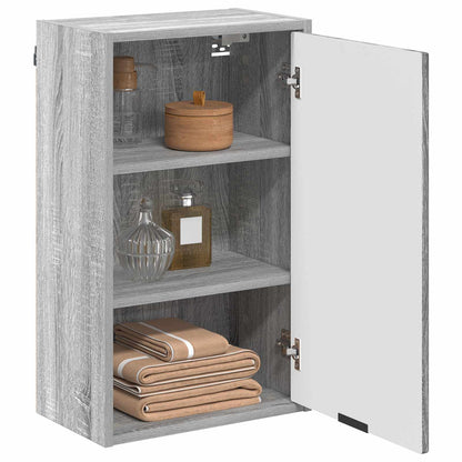 vidaXL Bathroom Cabinet Grey Sonoma 39 x 23.5 x 65 cm