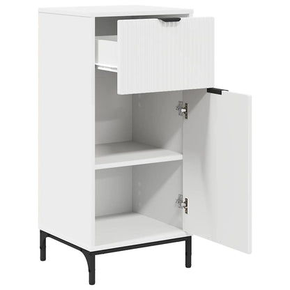 vidaXL Bathroom Cabinet with Drawer with Door White 39.5 x 36 x 88 cm