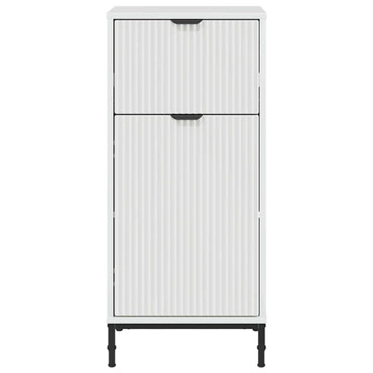 vidaXL Bathroom Cabinet with Drawer with Door White 39.5 x 36 x 88 cm