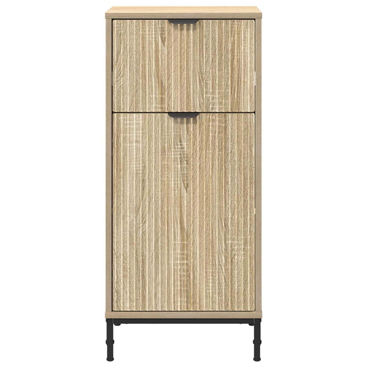 vidaXL Bathroom Cabinet with Drawer Sonoma Oak 39.5 x 36 x 88 cm