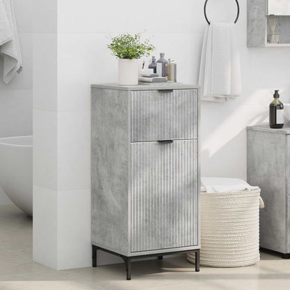 vidaXL Bathroom Cabinet Concrete Grey 39.5 x 36 x 88 cm