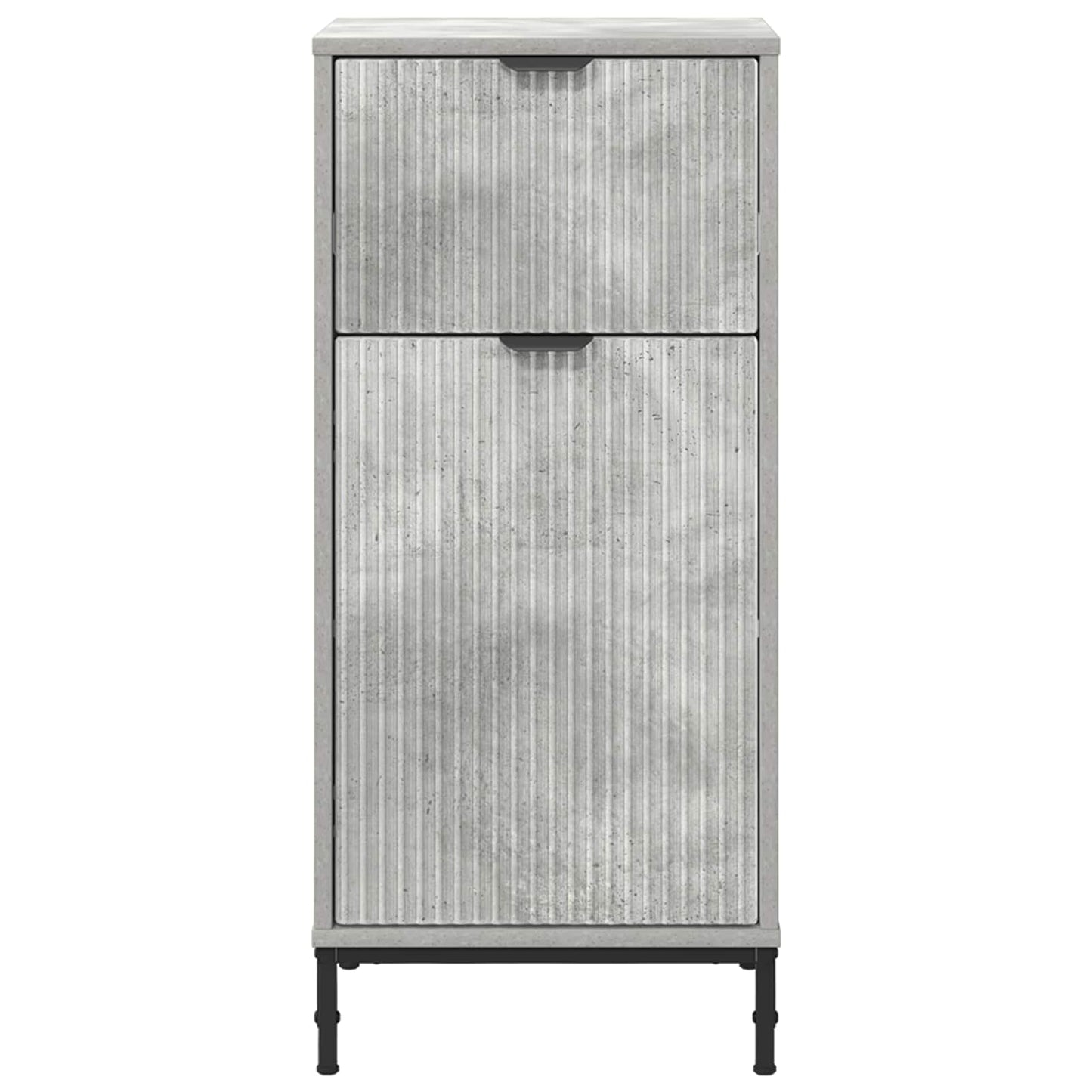 vidaXL Bathroom Cabinet Concrete Grey 39.5 x 36 x 88 cm